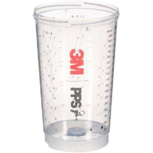 image3M PPS Series 20 Vented Spray Cups 135 fl oz 26362 Midi Ready to use to Mix and Spray for Automotive Paint Cars Furniture House and More 50 Cups Per PackLarge