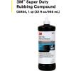 image3M Super Duty Rubbing Compound 05954 1 qt 32 fl oz946 mL Contains No Waxes or Silicones