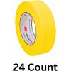 image3M Automotive Refinish Masking Tape 36 mm x 55 m Yellow 24 Pack  HighPerformance Tape for Precise Auto Painting and Detailing24