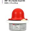 image3M Dry Guide Coat Kit 05861 Carbon Black Powder No Ripples No Masking 175 oz 50 gCartridge and Applicator Kit