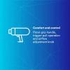 image3M Single Cartridge Applicator Gun with Regulator 39000 Pneumatic Applicator Smooth Dispensing for Automotive Seam Sealing09930