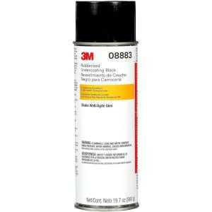 image3M Rubberized Undercoating Aerosol Spray 08883 197 oz Textured Finish AntiCorrosive MultiPurpose for Automotive Cars Trucks and Recreational Vehicles Black197 Ounce Pack of 1