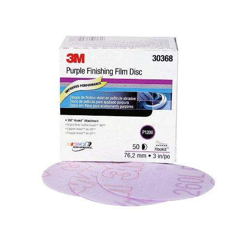 image3M 30371 Hookit Purple 3quot P600 Grit Finishing Film Disc3