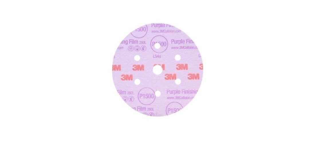 image3M 30371 Hookit Purple 3quot P600 Grit Finishing Film Disc3