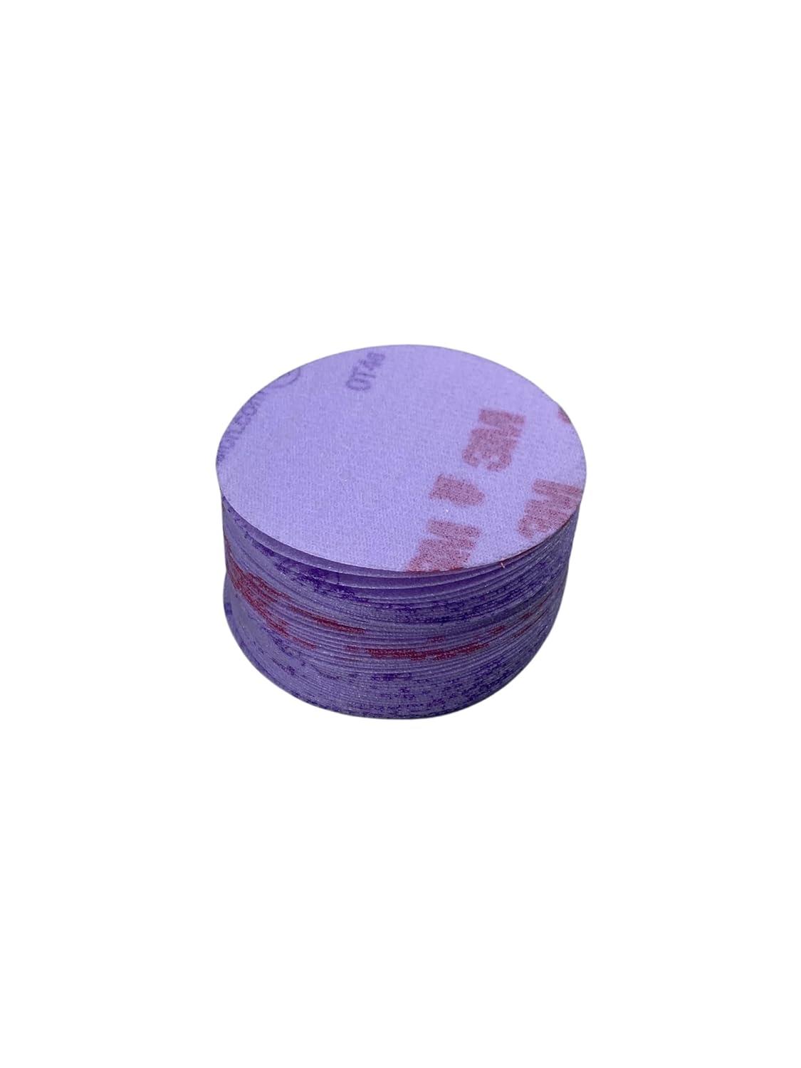 image3M 30371 Hookit Purple 3quot P600 Grit Finishing Film Disc3
