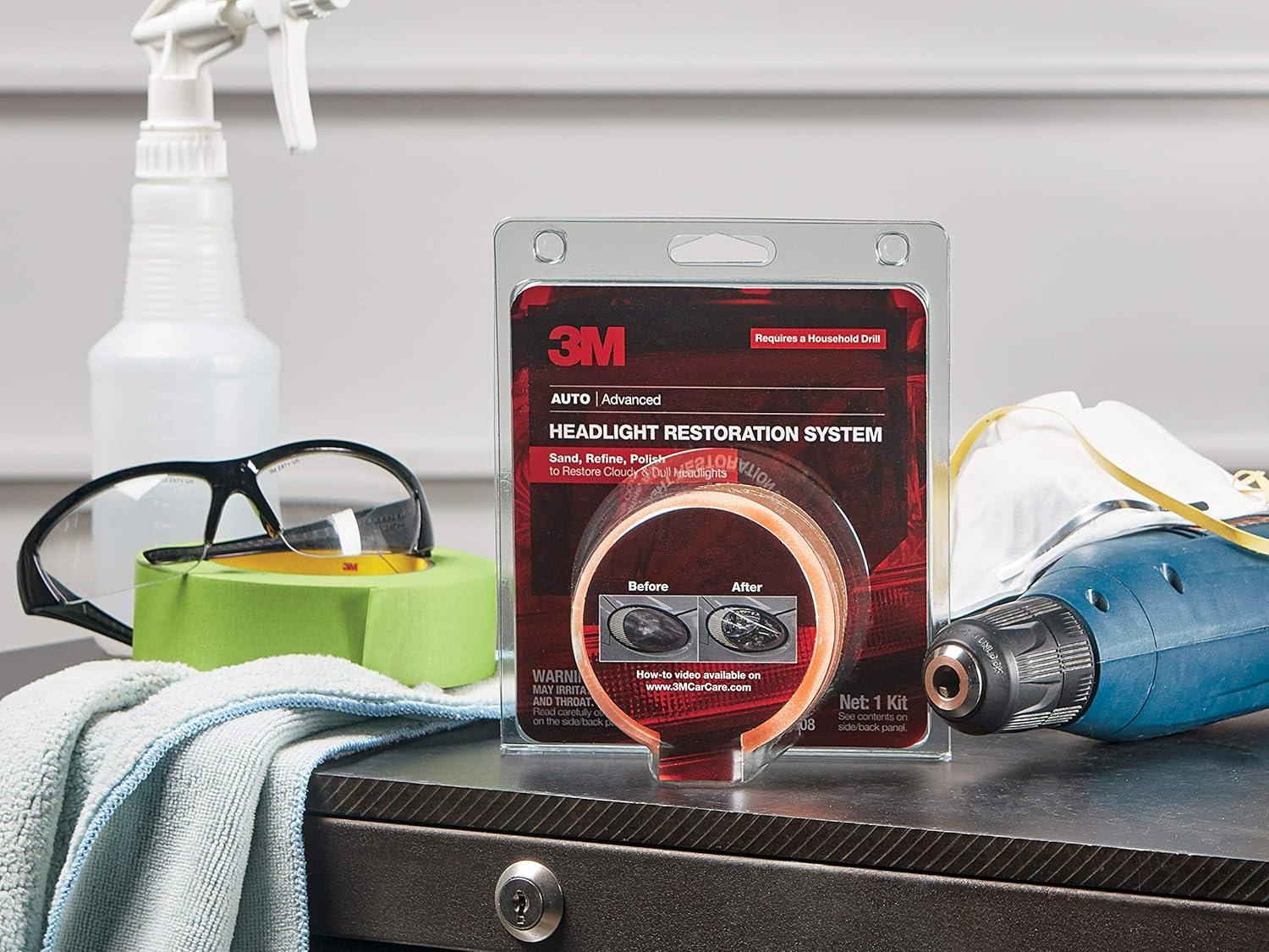 image3M 39008 Headlight Lens Restoration System  Case of 43M 39008  4 Pack