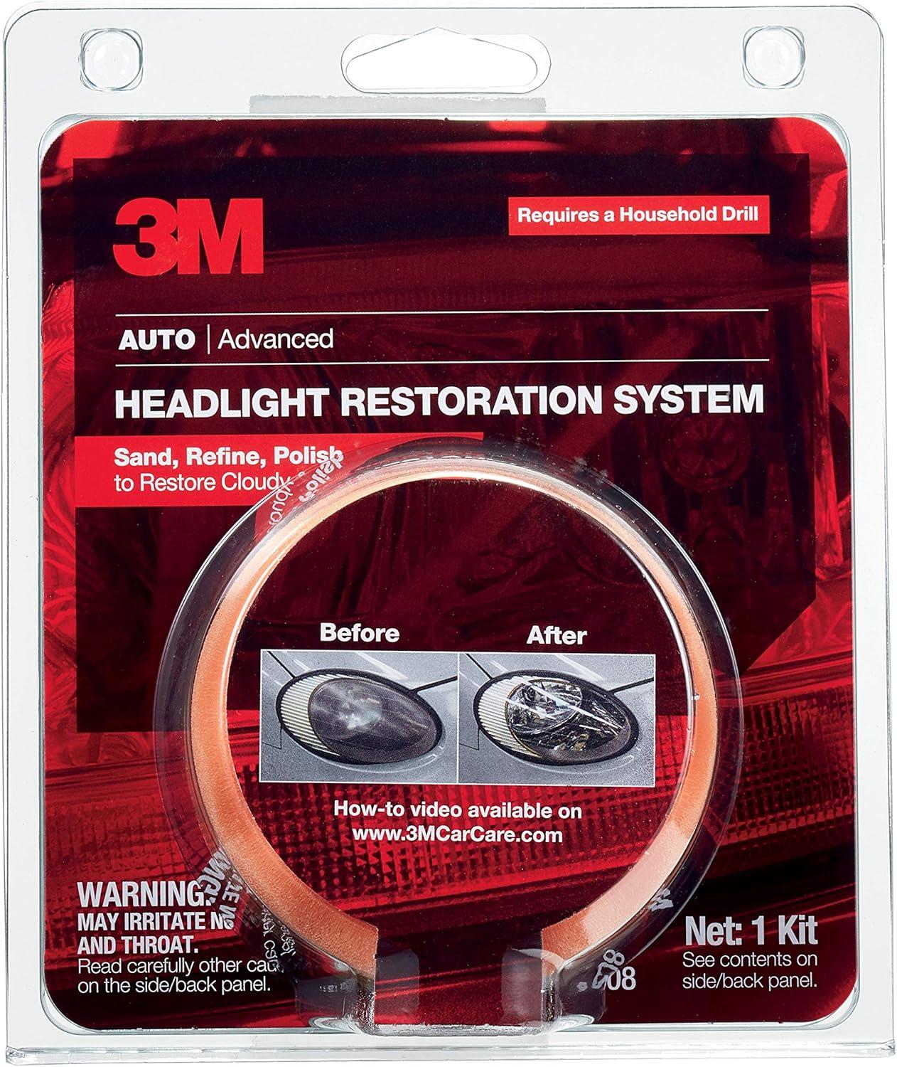 image3M 39008 Headlight Lens Restoration System  Case of 43M 39008  4 Pack