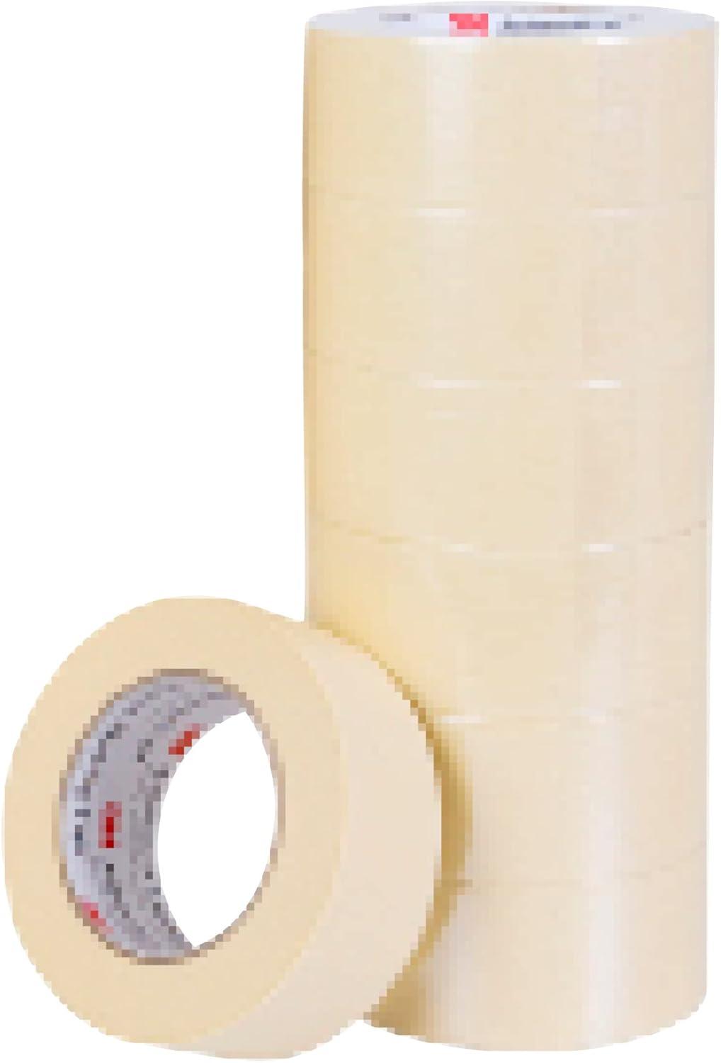 image3M Automotive Masking Tape 2308 06548 Crepe Backed Easy Adhesive Minimal Residue 48 mm x 55 m 24Case48 mm x 55 m