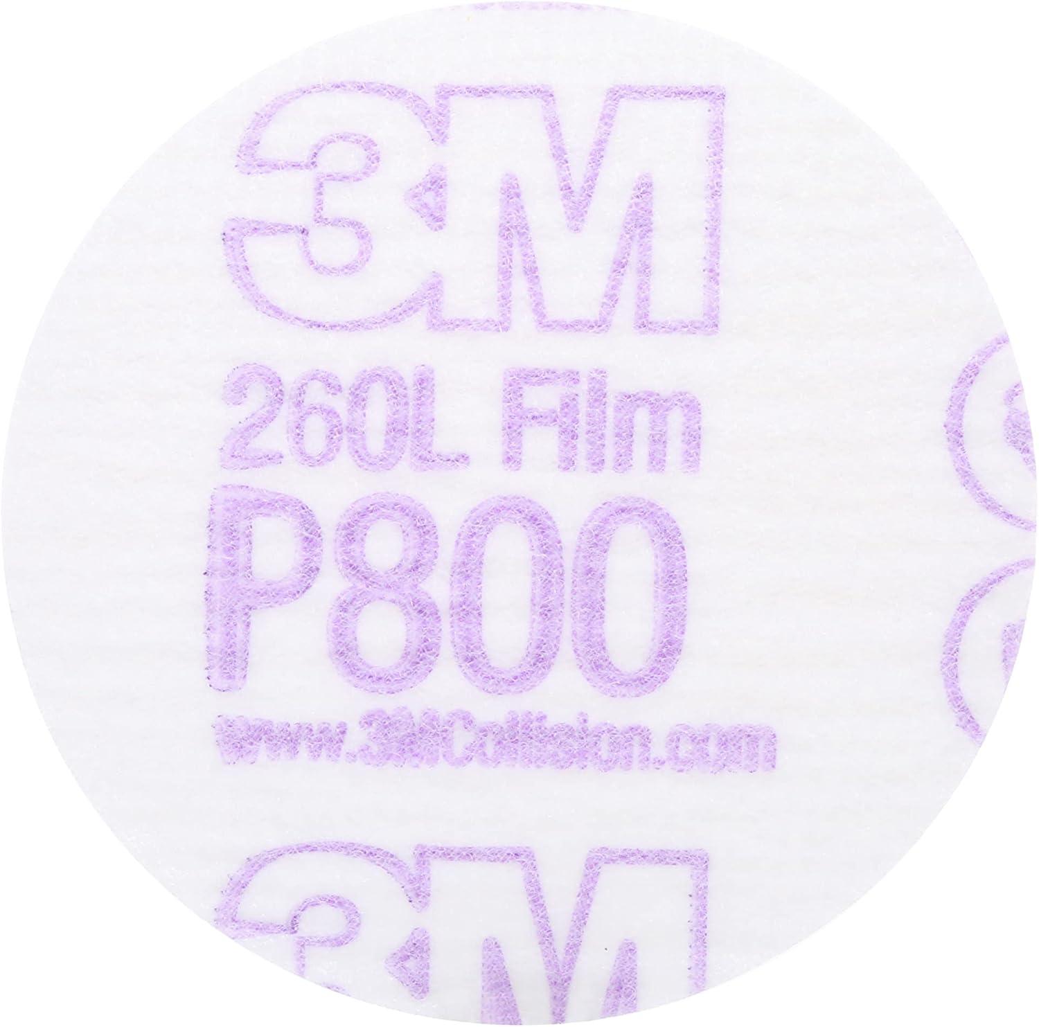 image3M Hookit Finishing Film Abrasive Disc 00971 6 in 600 Grade 100 Pack Clear Coat Sanding Paint Finishing Defect Removal Tear Resistant3