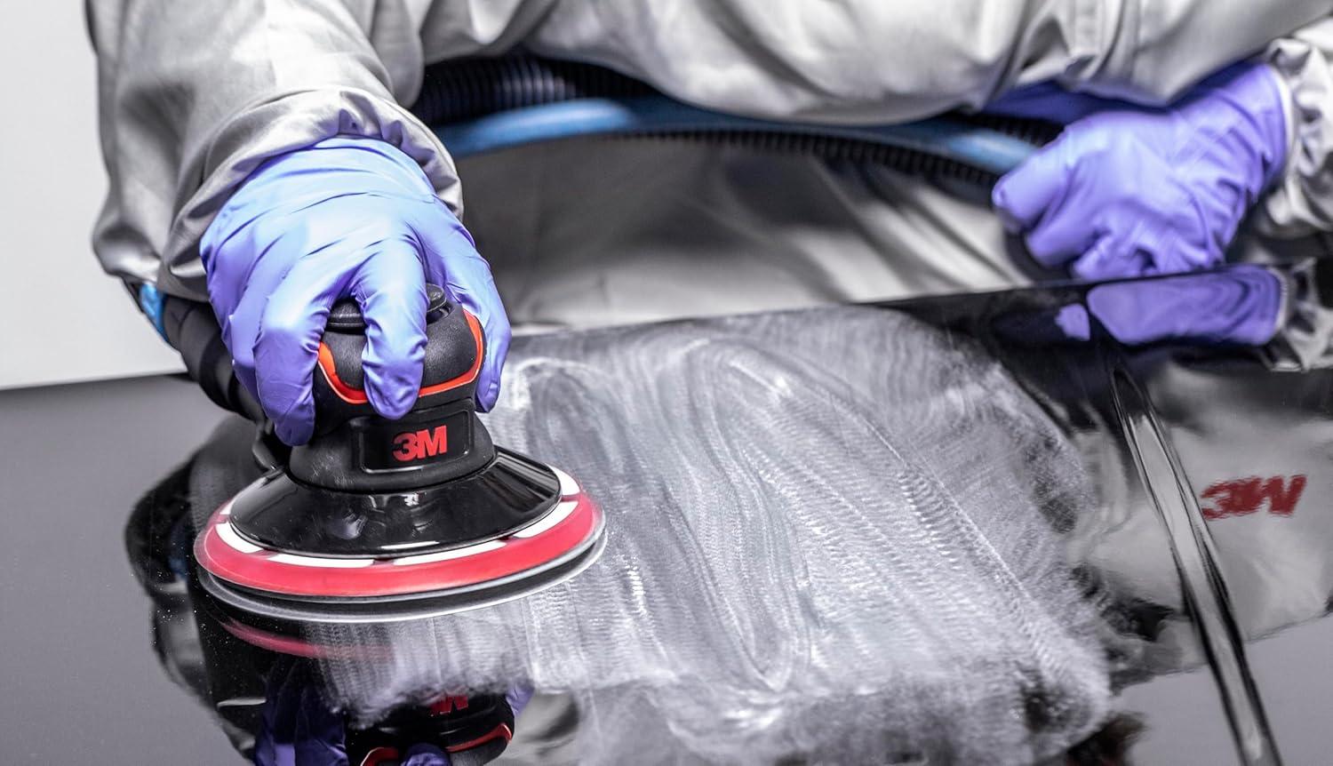 image3M Hookit Finishing Film Abrasive Disc 00971 6 in 600 Grade 100 Pack Clear Coat Sanding Paint Finishing Defect Removal Tear Resistant5