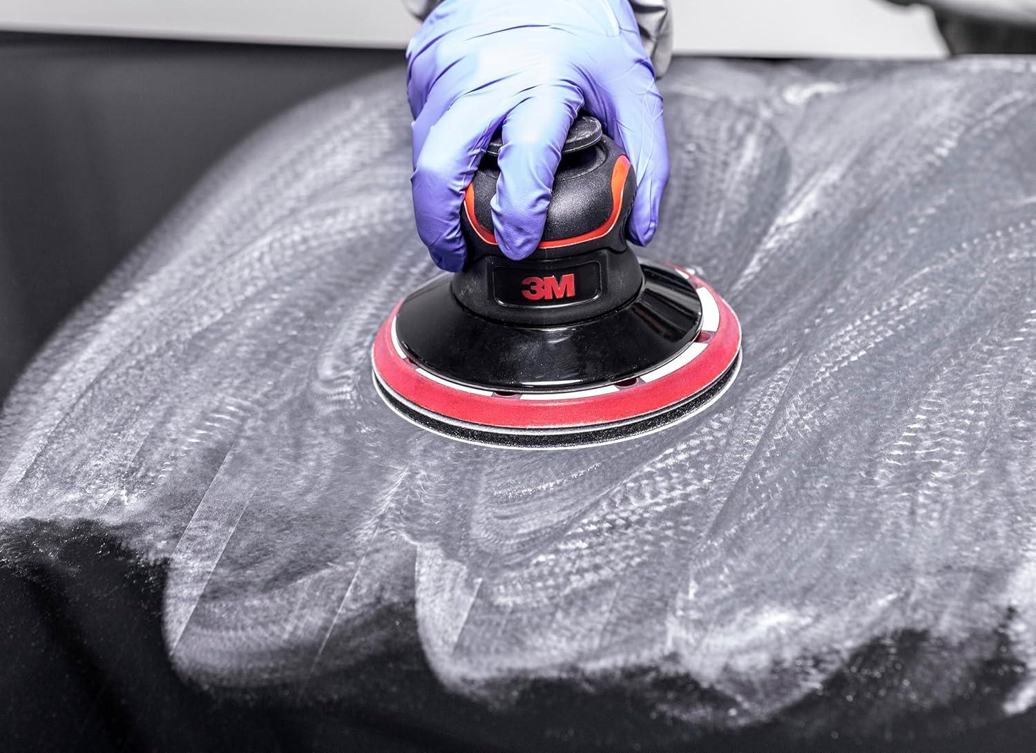 image3M Hookit Finishing Film Abrasive Disc 00971 6 in 600 Grade 100 Pack Clear Coat Sanding Paint Finishing Defect Removal Tear Resistant5