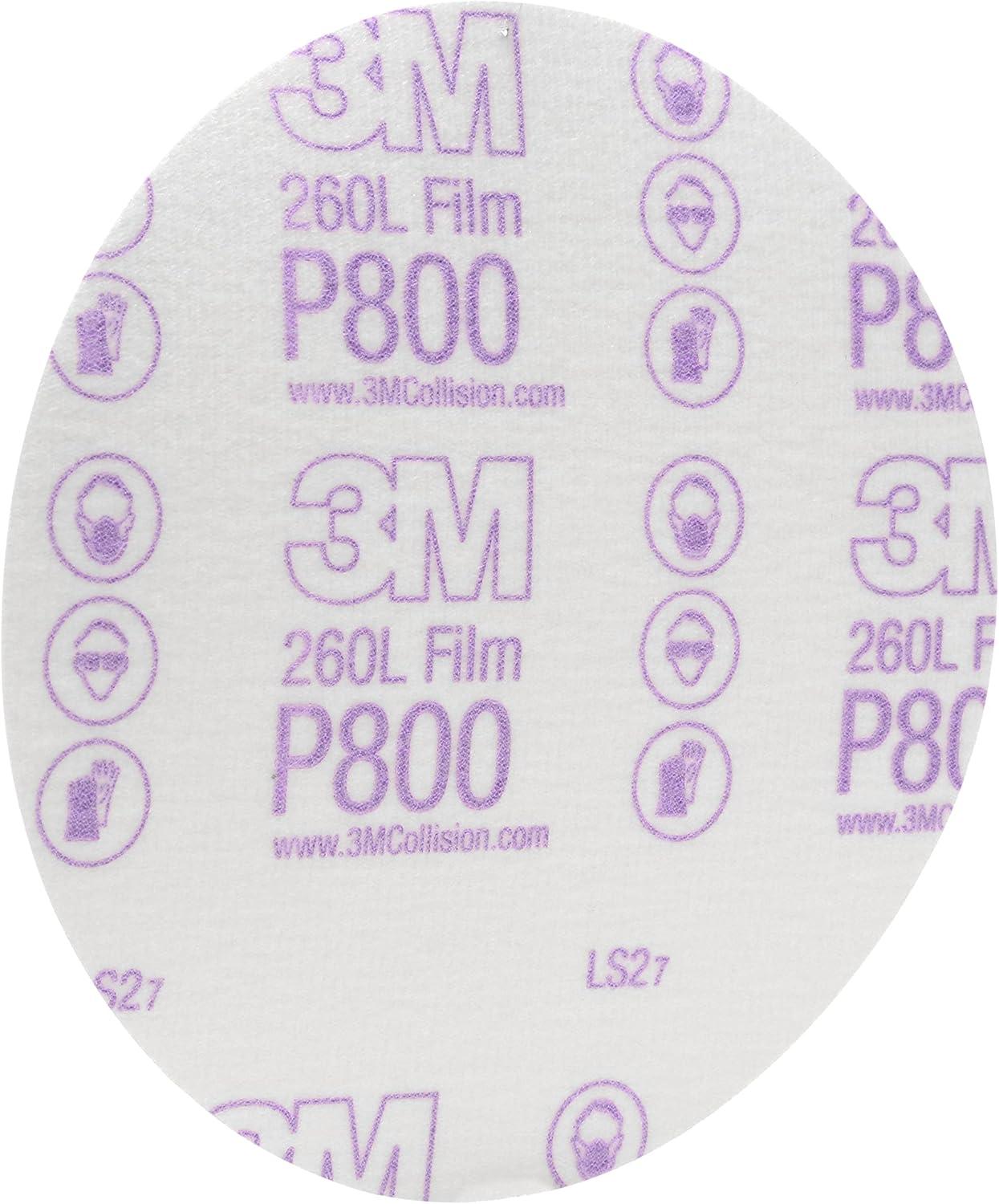 image3M Hookit Finishing Film Abrasive Disc 00971 6 in 600 Grade 100 Pack Clear Coat Sanding Paint Finishing Defect Removal Tear Resistant6