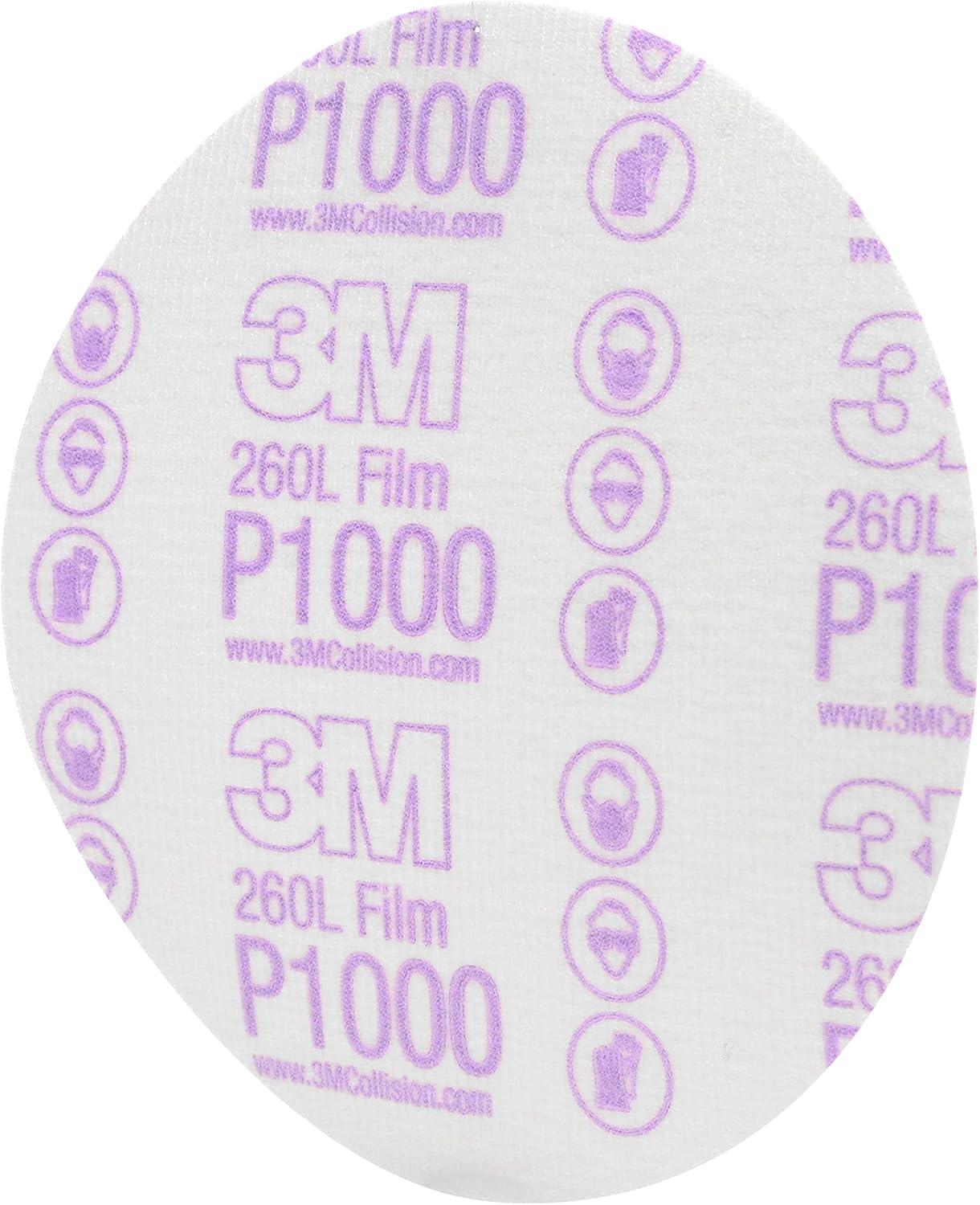 image3M Hookit Finishing Film Abrasive Disc 00971 6 in 600 Grade 100 Pack Clear Coat Sanding Paint Finishing Defect Removal Tear Resistant6