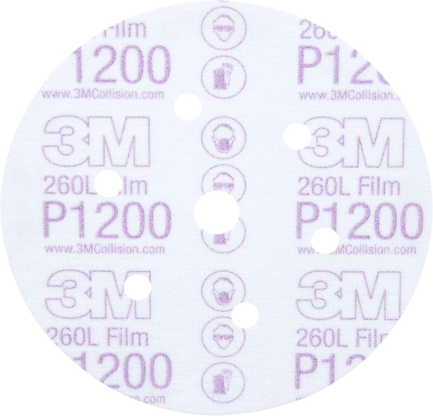 image3M Hookit Finishing Film Abrasive Disc 00971 6 in 600 Grade 100 Pack Clear Coat Sanding Paint Finishing Defect Removal Tear Resistant6