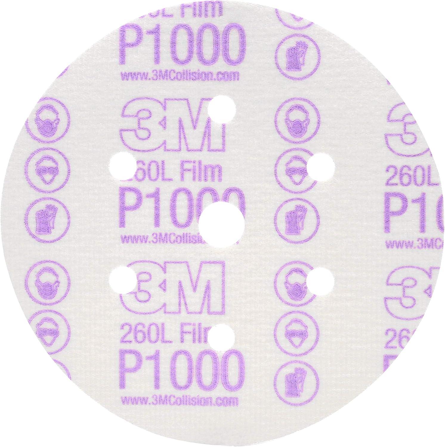 image3M Hookit Finishing Film Abrasive Disc 00971 6 in 600 Grade 100 Pack Clear Coat Sanding Paint Finishing Defect Removal Tear Resistant6