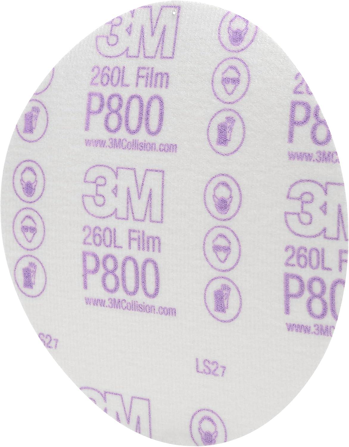 image3M Hookit Finishing Film Abrasive Disc 00971 6 in 600 Grade 100 Pack Clear Coat Sanding Paint Finishing Defect Removal Tear Resistant6