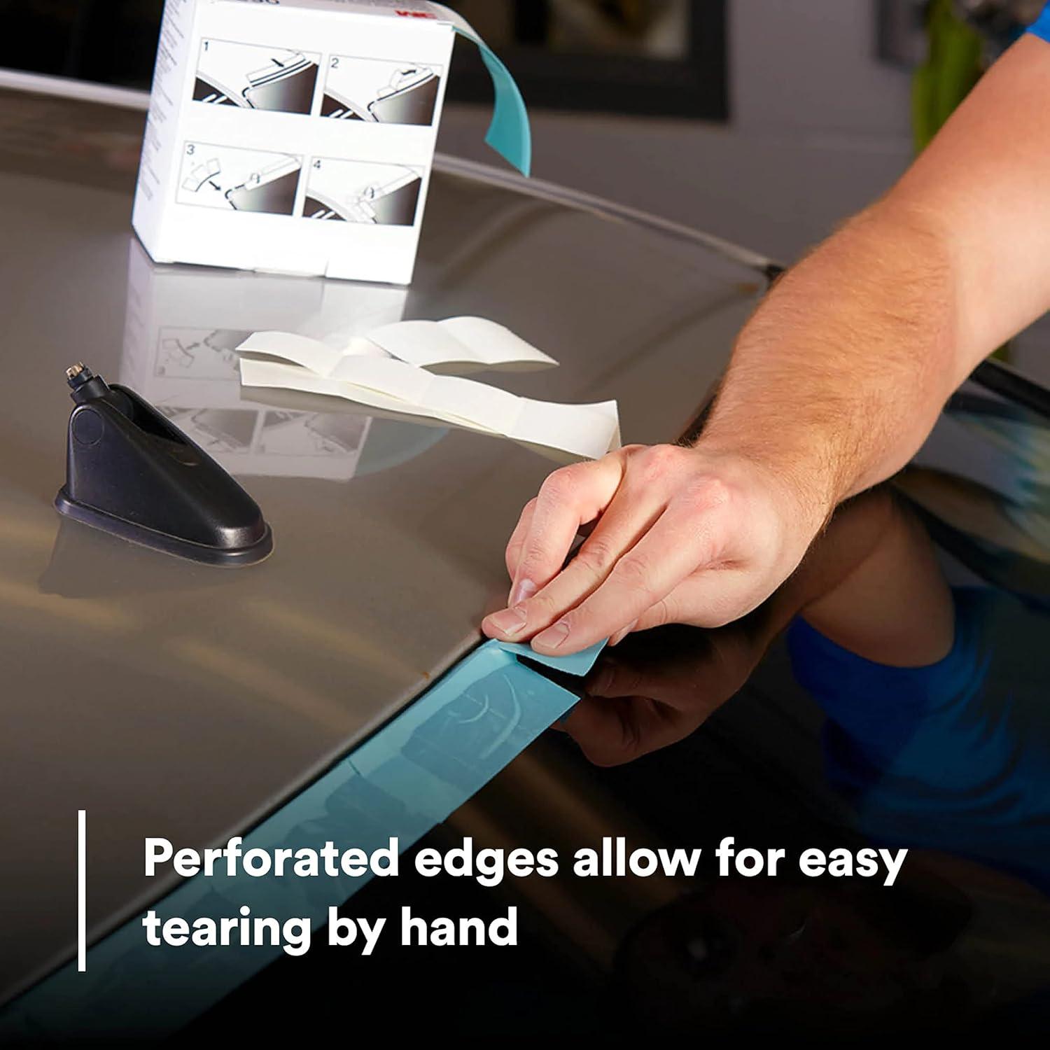 image3M Perforated Trim Masking Tape 06348 Molding Paint Protection Trim Lifting Tape Hand Tearing 15 mm Hard Band 508 mm x 10 m10 mm