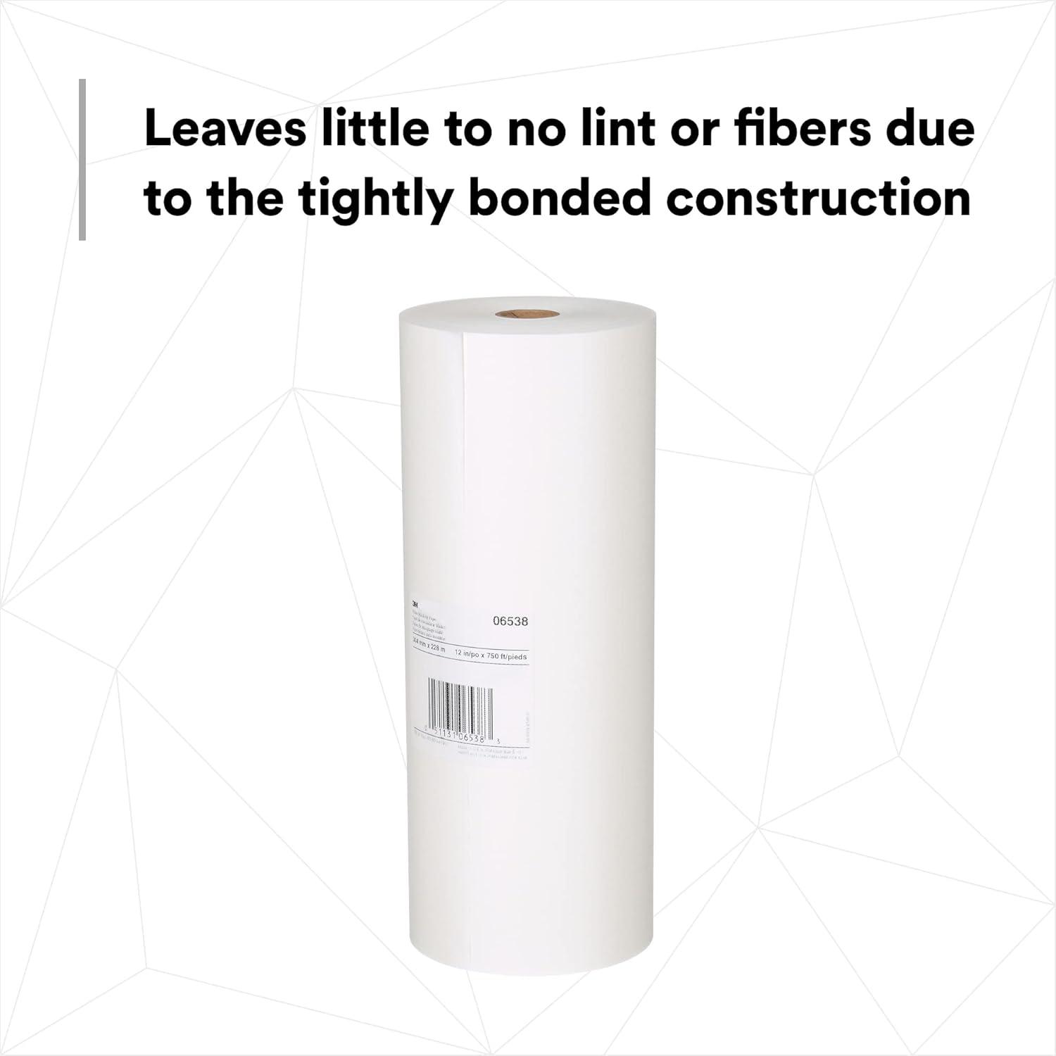 image3M White Masking Paper 06537 Heat Resistant Flexible Lint Free 6 in x 750 ft12 in x 750 ft