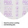 image3M Hookit Finishing Film Abrasive Disc 00971 6 in 600 Grade 100 Pack Clear Coat Sanding Paint Finishing Defect Removal Tear Resistant6