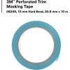 image3M Perforated Trim Masking Tape 06348 Molding Paint Protection Trim Lifting Tape Hand Tearing 15 mm Hard Band 508 mm x 10 m10 mm