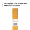 image3M Scotchblok Masking Paper 06732 Gold Color Polycoated Backing Bleed Through Resistant 12 in x 180 ft12 in x 180 ft