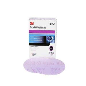 image3M 30371 Hookit Purple 3quot P600 Grit Finishing Film Disc5