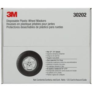 image3M Disposable Plastic Wheel Maskers 30204 XLarge 125 per box 1 box per case1215 in