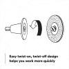 image:image3M Green Corps Roloc Disc 36536 80 Grit 3 in Pack of 25 Heavy Duty Quick Change Discs for Grinding Coating Removal Fast Cutting2 in