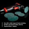 image:image3M Green Corps Roloc Disc 36536 80 Grit 3 in Pack of 25 Heavy Duty Quick Change Discs for Grinding Coating Removal Fast Cutting3 in
