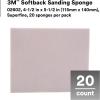 image:image3M Softback Sanding Sponge 02606 4 12 x 5 12 in 20 Pack Medium Grit Fast Cutting4 x 5 12 in
