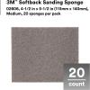 image:image3M Softback Sanding Sponge 02606 4 12 x 5 12 in 20 Pack Medium Grit Fast Cutting412 in x 512 in