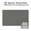 image:image3M Wetordry Abrasive Sheet 434Q 02621 1000 Grit 5 12 in x 9 in Pack of 50 Heavy Duty Sandpaper Sheets for Auto Sanding Metal Sanding Finishing Paint Prep5 12 in x 9 in Pack of 5