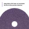 image:image3M Cubitron II Abrasive Fibre Disc 33416 5 in x 78 in 80 Grit 5 Pack High Performance Fast Cutting Long Lasting5 in