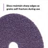 image:image3M Cubitron II Abrasive Fibre Disc 33416 5 in x 78 in 80 Grit 5 Pack High Performance Fast Cutting Long Lasting5 in