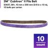 image:image3M Cubitron II File Belt 33437 36 Grit 38 in x 13 in Pack of 10 File Belts Resin Bonded Spot Weld Removal38 in x 13 in