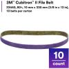 image:image3M Cubitron II File Belt 33440 80 Grit 38 in x 13 in Pack of 10 File Belts Resin Bonded Spot Weld Removal