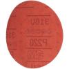 image:image3M Hookit Red Abrasive Sanding Discs 01221 No Hole 6 in 220 Grade Pack of 50 Discs for Auto Sanding Primer Sanding ECoat SandingDiameter 6