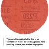 image:image3M Hookit Red Abrasive Sanding Discs 01221 No Hole 6 in 220 Grade Pack of 50 Discs for Auto Sanding Primer Sanding ECoat SandingDiameter 6