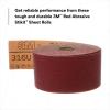 image:image3M Stikit Red Abrasive Sheet Roll 01688 No Hole 234 in x 25 yd 80 Grade Automotive Sanding Roll Sandpaper for Coating Removal Body Repair Auto Sanding234 in x 25 yd Pack of 6
