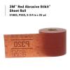 image:image3M Stikit Red Abrasive Sheet Roll 01688 No Hole 234 in x 25 yd 80 Grade Automotive Sanding Roll Sandpaper for Coating Removal Body Repair Auto Sanding234 in x 25 yd Pack of 1