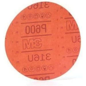 image:image3M Hookit Red Abrasive Sanding Discs 01189 No Hole 6 in 600 Grade Pack of 50 Discs for Auto Sanding Primer Sanding ECoat SandingDiameter 6