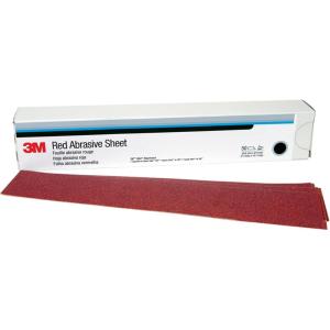 image:image3M Hookit Red Abrasive Sheet 01178 220 Grade 234 in x 16 12 in 25 Sheets for Auto SandingP220