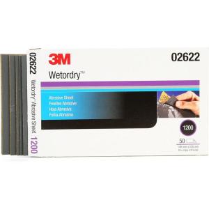 image:image3M Wetordry Abrasive Sheet 434Q 02622 1200 5 12 in x 9 in 50 sheets per carton1