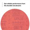 image:image3M Hookit Red Abrasive Sanding Discs 01222 No Hole 6 in 180 Grade Pack of 50 Discs for Auto Primer ECoat SandingDiameter 6