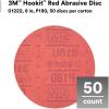 image:image3M Hookit Red Abrasive Sanding Discs 01222 No Hole 6 in 180 Grade Pack of 50 Discs for Auto Primer ECoat SandingDiameter 6