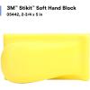 image:image3M Stikit Soft Hand Block 05442 234 in x 5 in Vinyl Face For PSA Abrasives Easy Grip Yellow1